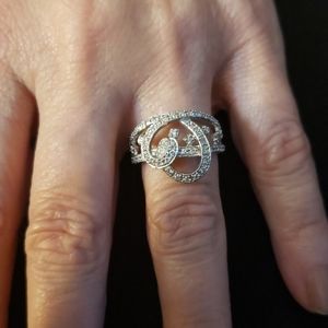 925 Sterling silver cubic zirconia ring